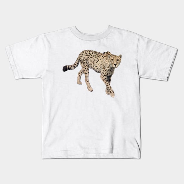 Cheetah Kids T-Shirt by Atarial